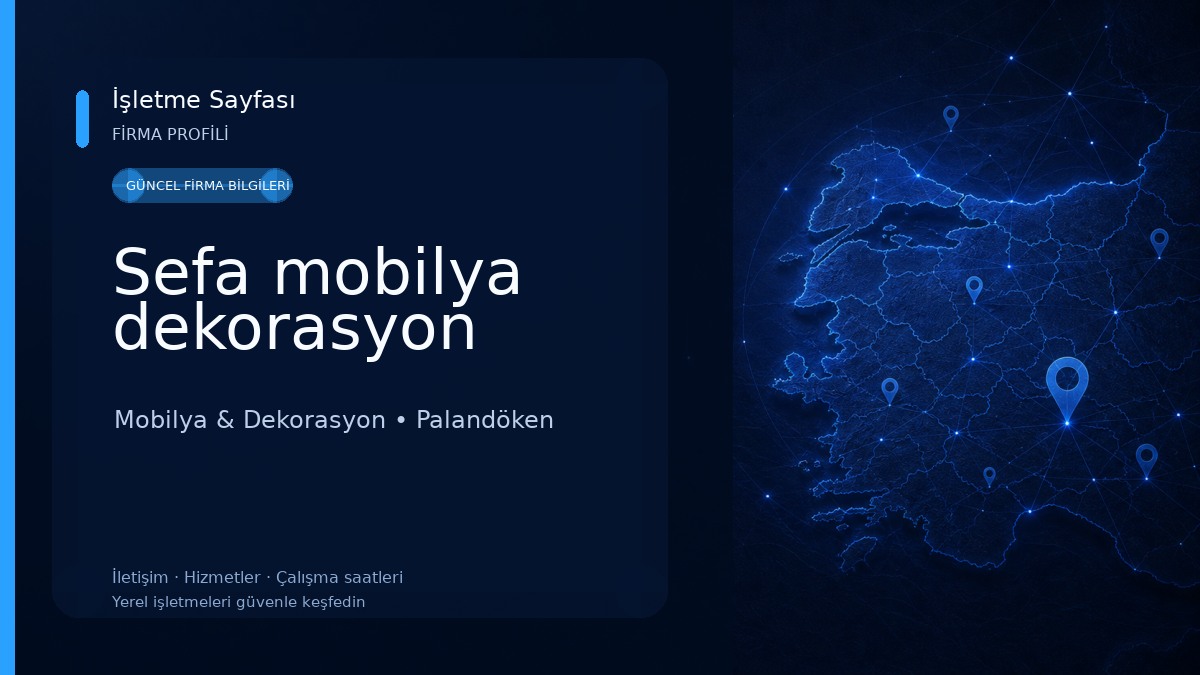 Sefa mobilya dekorasyon Mobilya & Dekorasyon