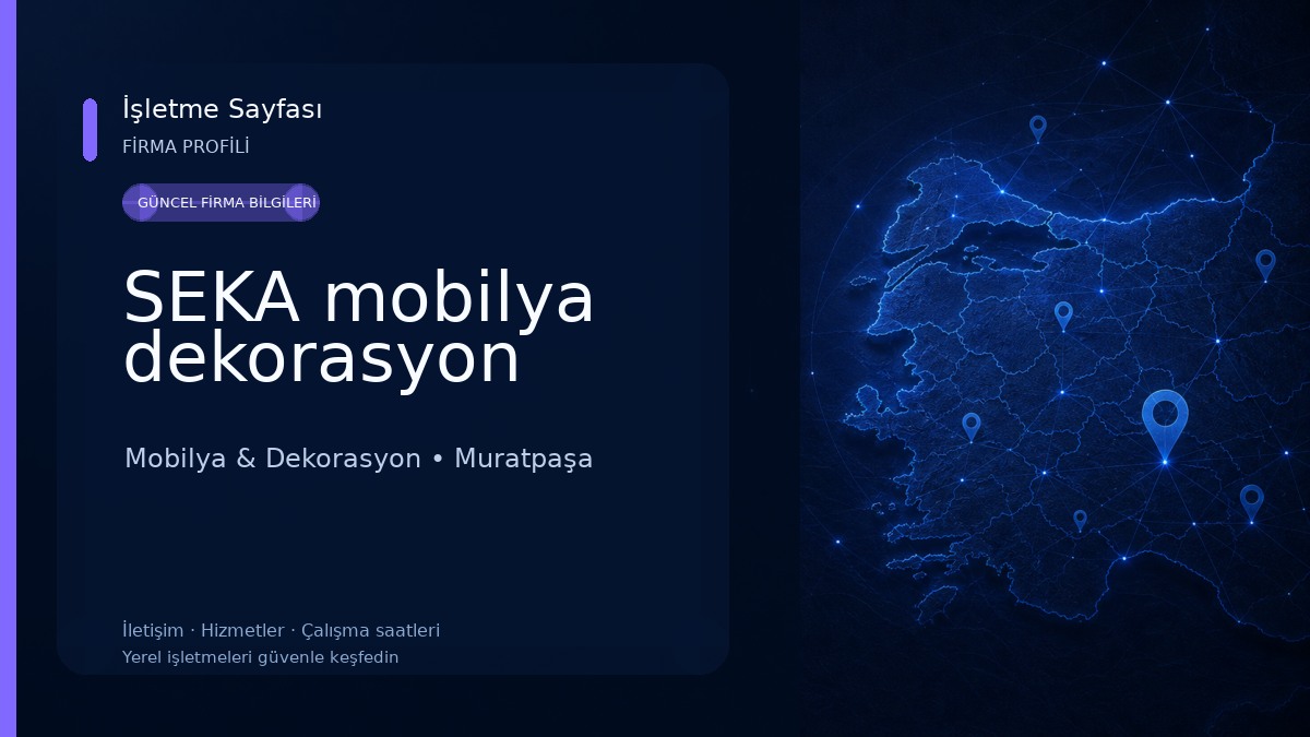 SEKA mobilya dekorasyon Mobilya & Dekorasyon