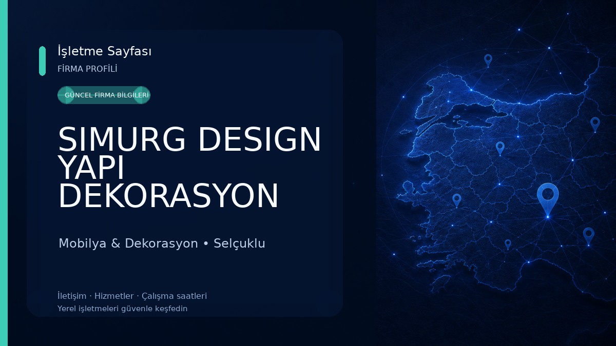 SIMURG DESIGN YAPI DEKORASYON KONYA TADİLAT