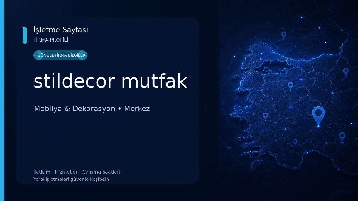 stildecor mutfak 