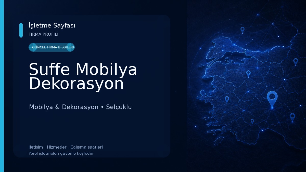 Suffe Mobilya Dekorasyon