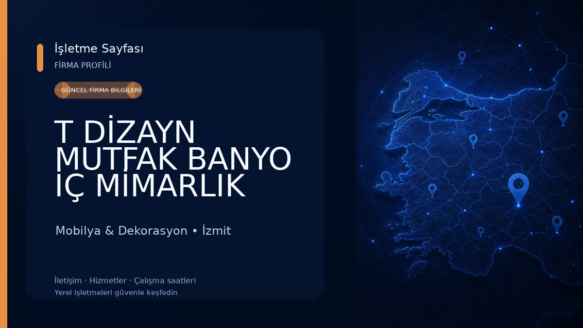 T DİZAYN MUTFAK BANYO İÇ MİMARLIK Mobilya & Dekorasyon