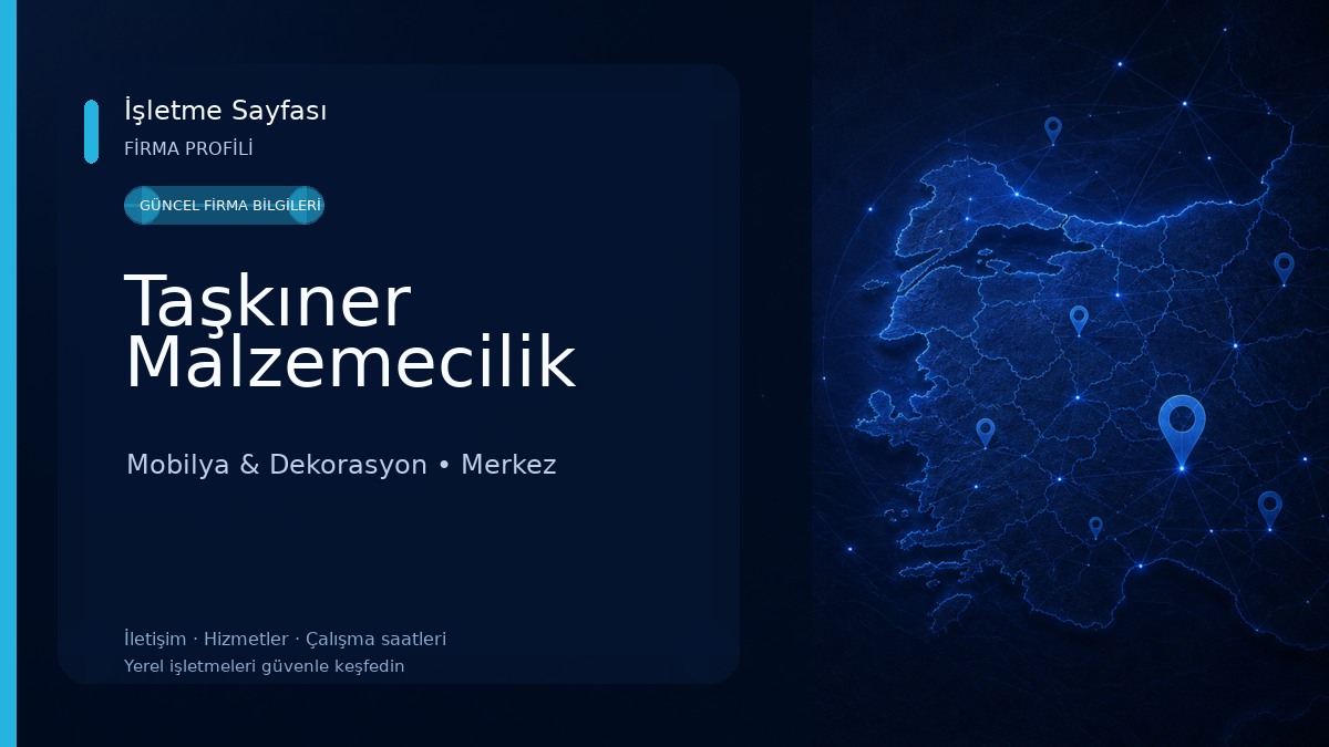 Taşkıner Malzemecilik 