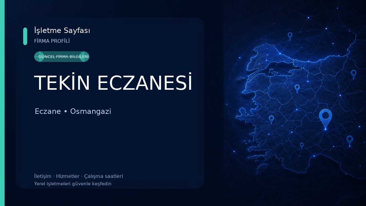 TEKİN ECZANESİ