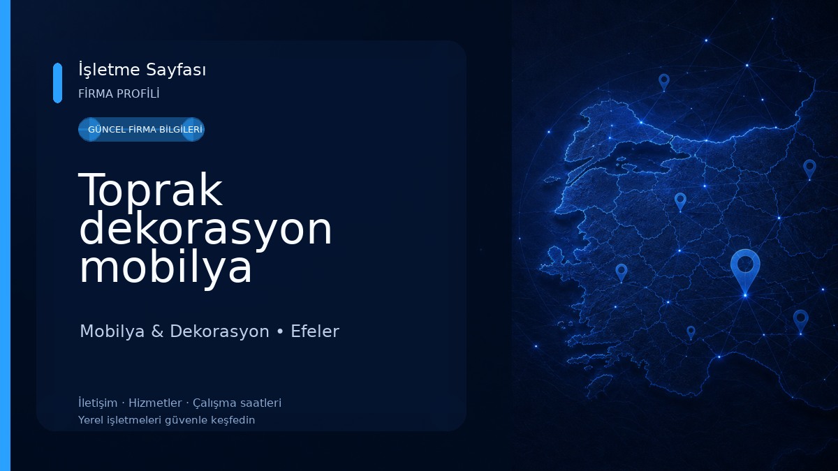 Toprak dekorasyon mobilya