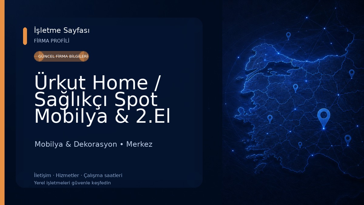 Ürkut Home / Sağlıkçı Spot Mobilya & 2.El ikinci el ve sıfır Mobilya & Dekorasyon