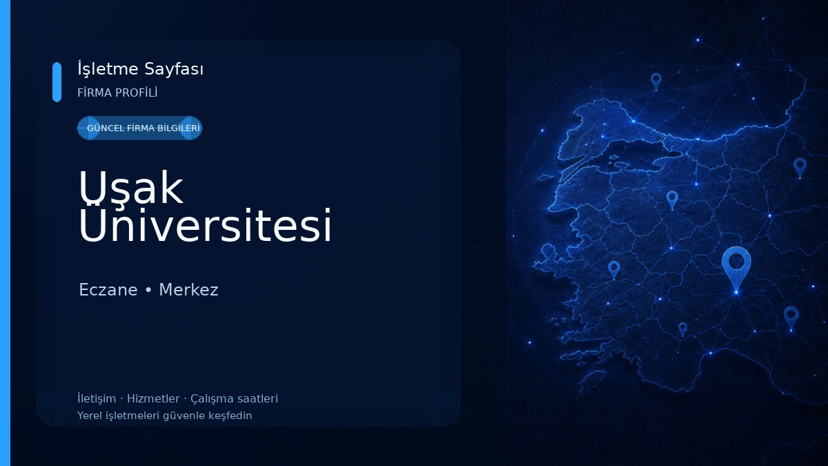 Uşak Üniversitesi Eczane