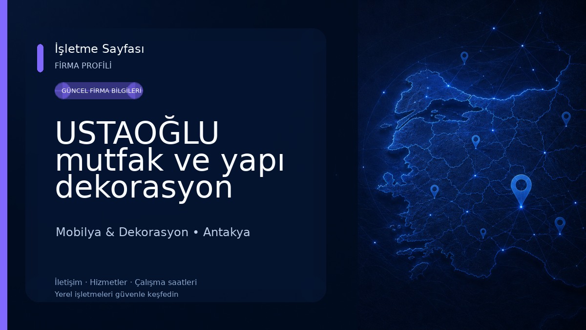 USTAOĞLU mutfak ve yapı dekorasyon Mobilya & Dekorasyon