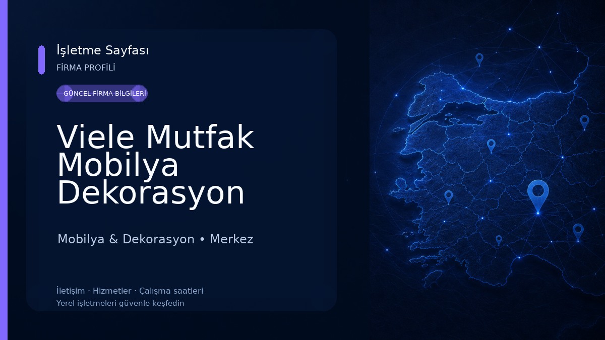 Viele Mutfak Mobilya Dekorasyon San.Tic.Ltd.Şti.