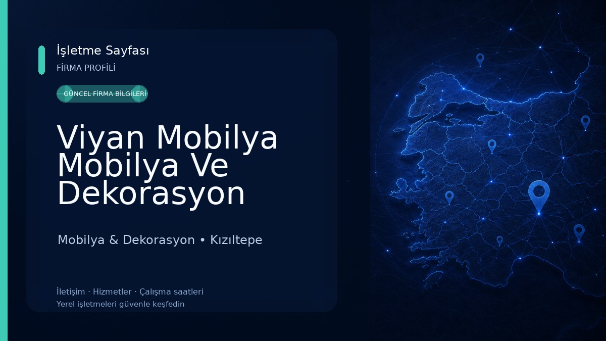 Viyan Mobilya Mobilya Ve Dekorasyon Atölyesi Mobilya & Dekorasyon