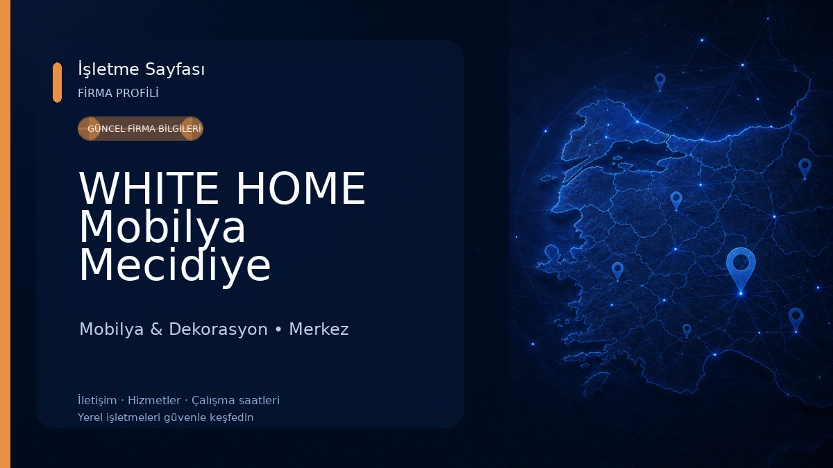 WHITE HOME Mobilya Mecidiye Mobilya & Dekorasyon