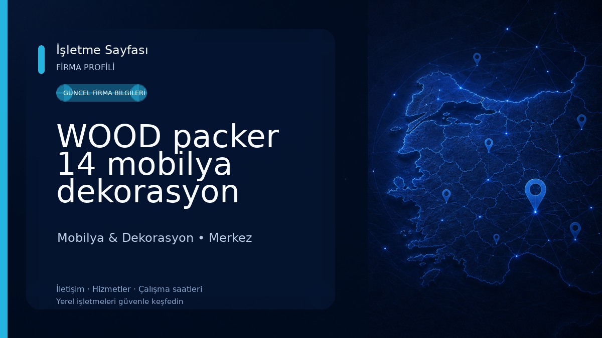 WOOD packer 14 mobilya dekorasyon