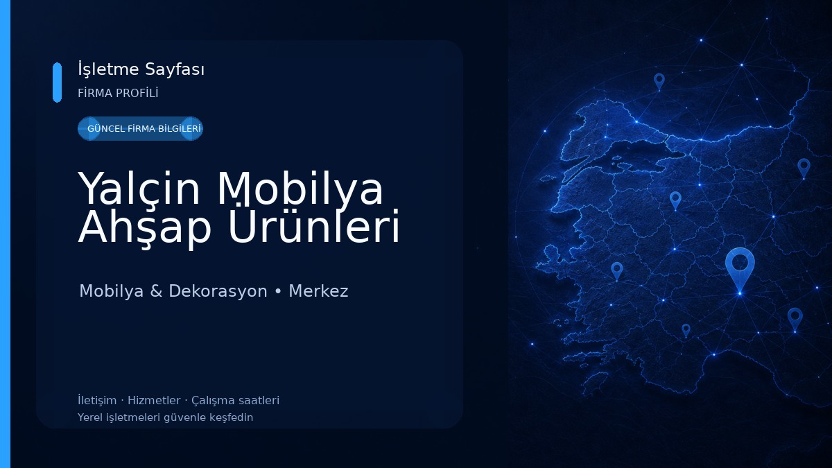 Yalçin Mobilya Ahşap Ürünleri