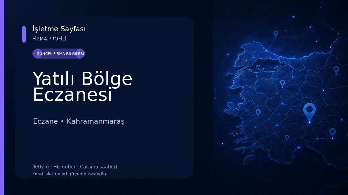 Yatılı Bölge Eczanesi Eczane