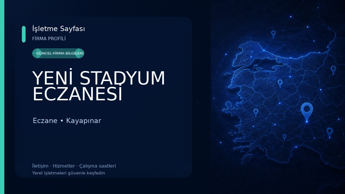 YENİ STADYUM ECZANESİ Eczane