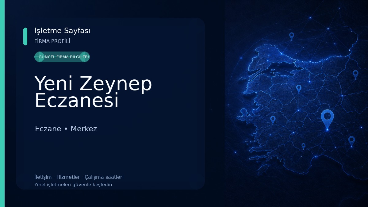 Yeni Zeynep Eczanesi Eczane