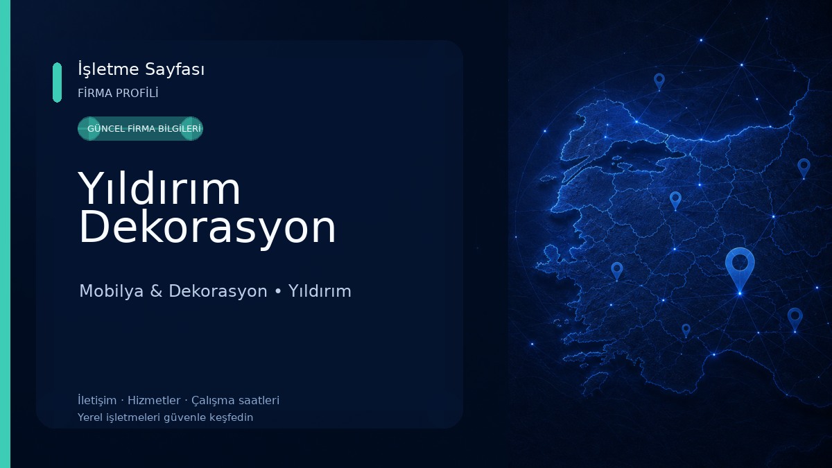 Yıldırım Dekorasyon Mobilya & Dekorasyon