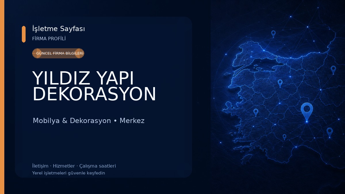 YILDIZ YAPI DEKORASYON Mobilya & Dekorasyon