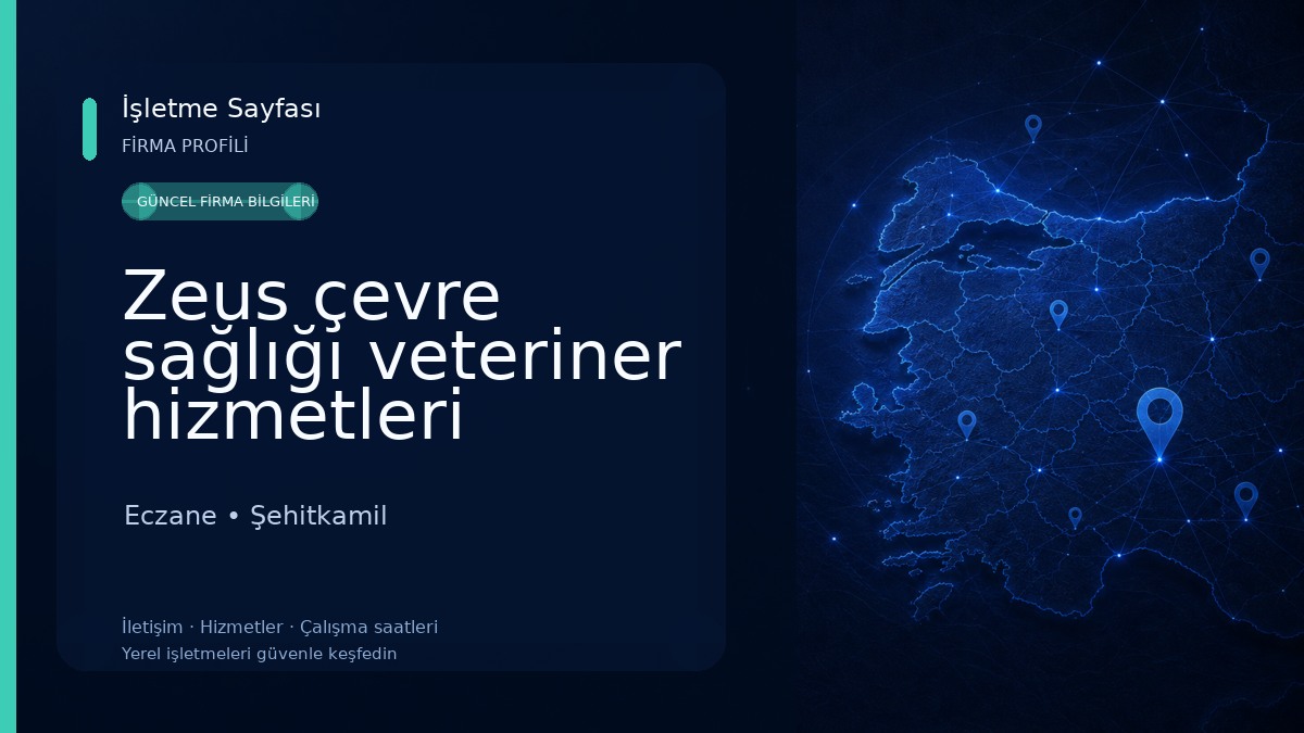 Zeus çevre sağlığı veteriner hizmetleri