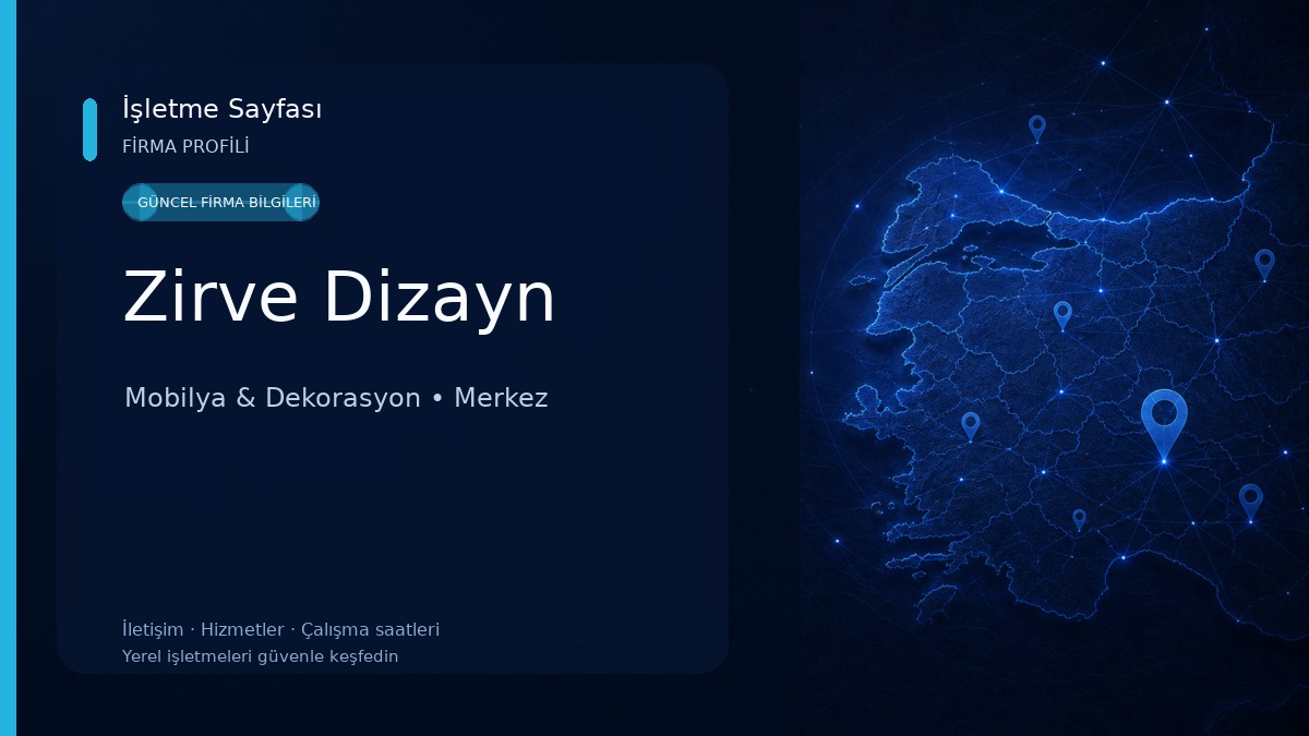 Zirve Dizayn Mobilya & Dekorasyon